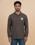 The Heathered Horizon Long-Sleeve Polo