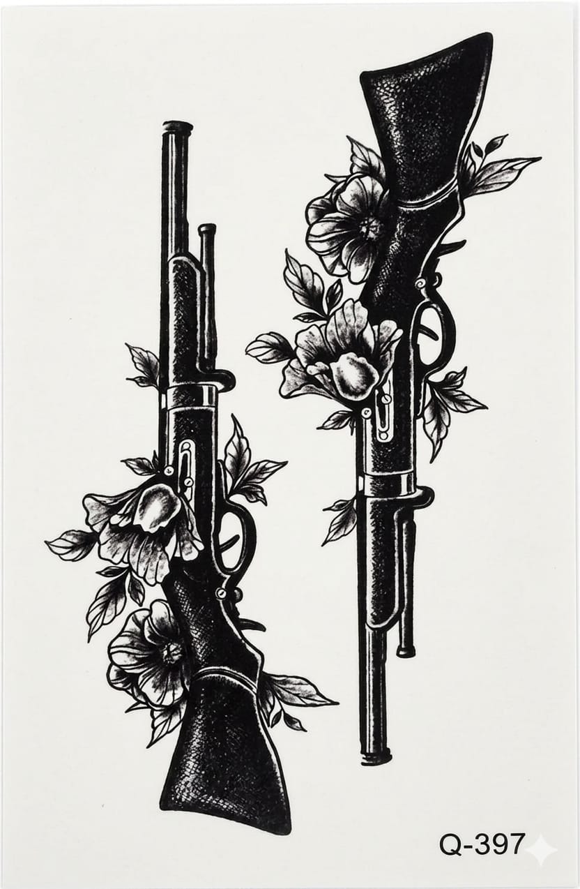 Tattoo - Twin Shotguns - Anumta Alaehim