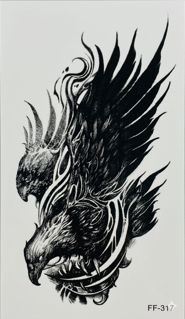 Tattoo - Flying Raven - Anumta Alaehim