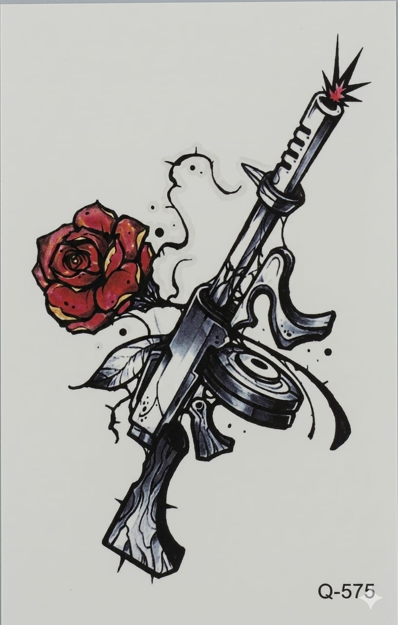 Tattoo - Tommy Guns & Roses - Anumta Alaehim