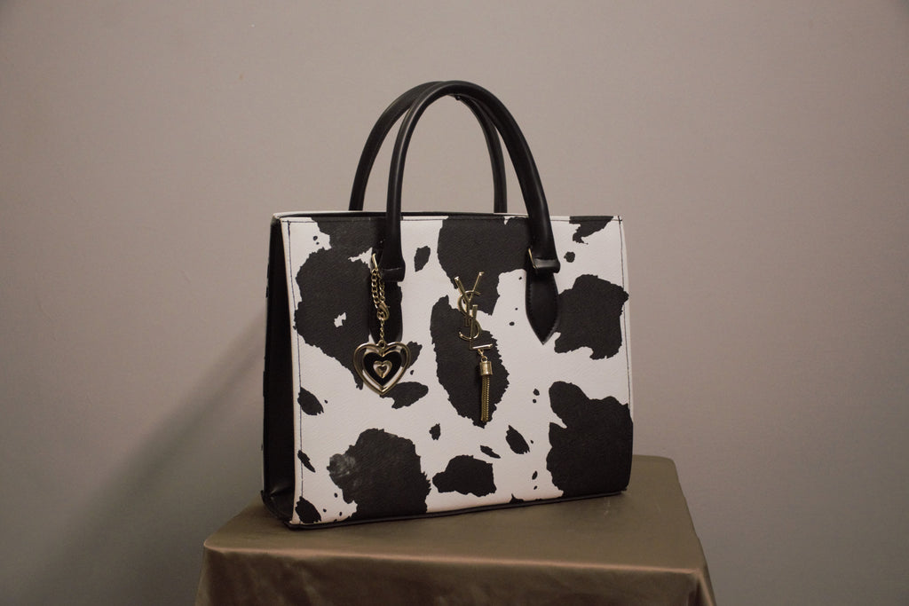 YSL Cow Print HandBag - Anumta Alaehim