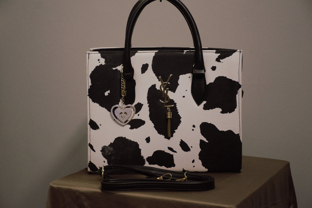 YSL Cow Print HandBag - Anumta Alaehim