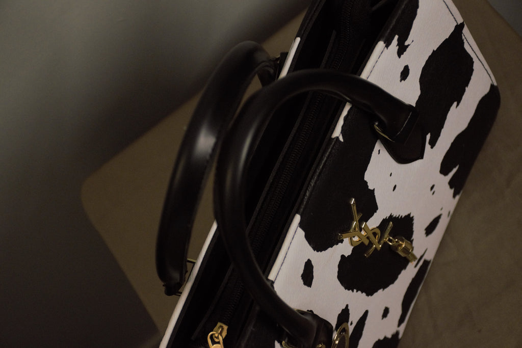 YSL Cow Print HandBag - Anumta Alaehim