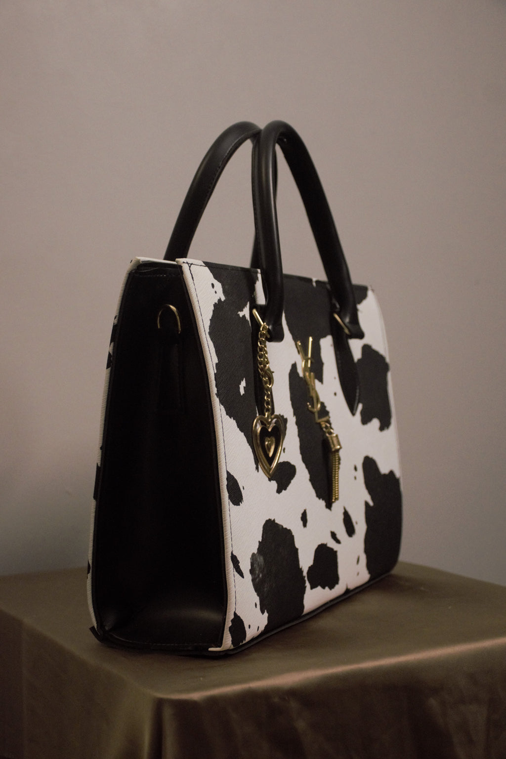 YSL Cow Print HandBag - Anumta Alaehim