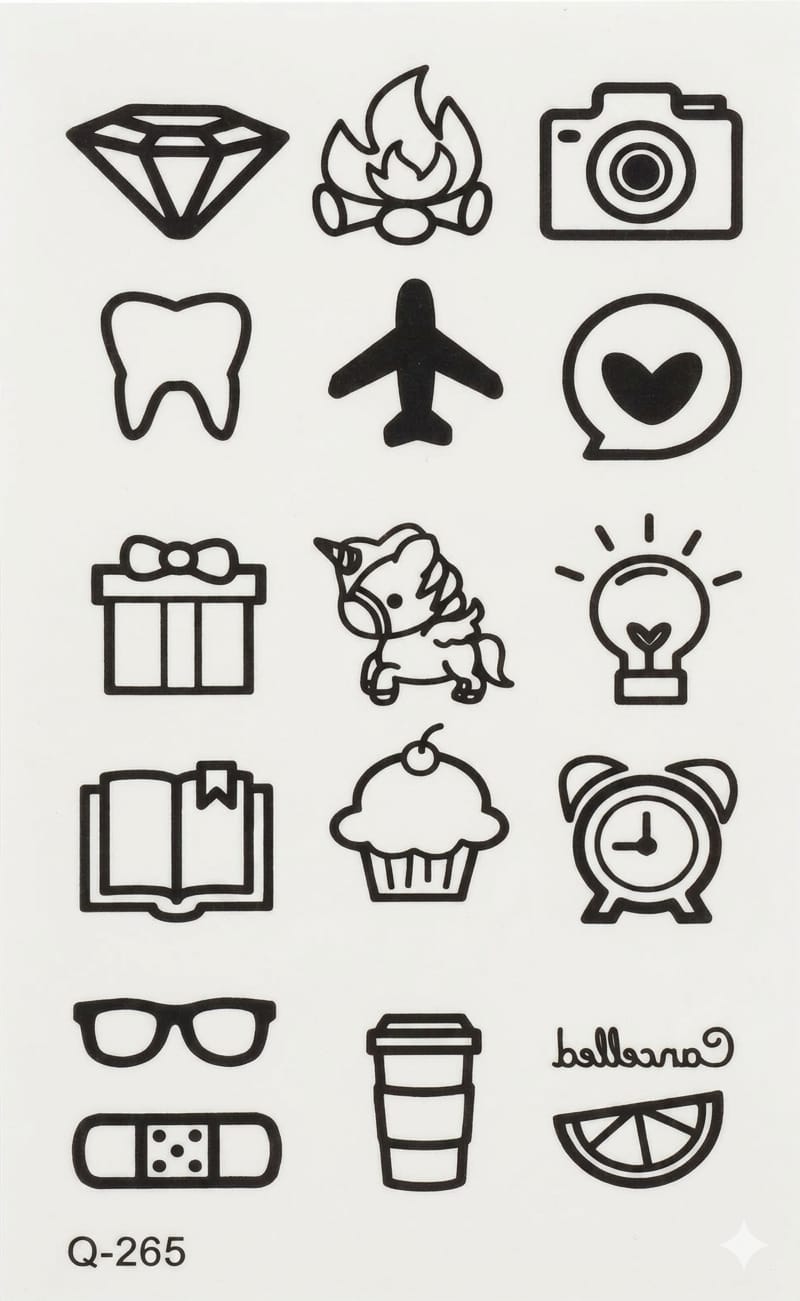 Tattoo - Cute Small collection - Anumta Alaehim